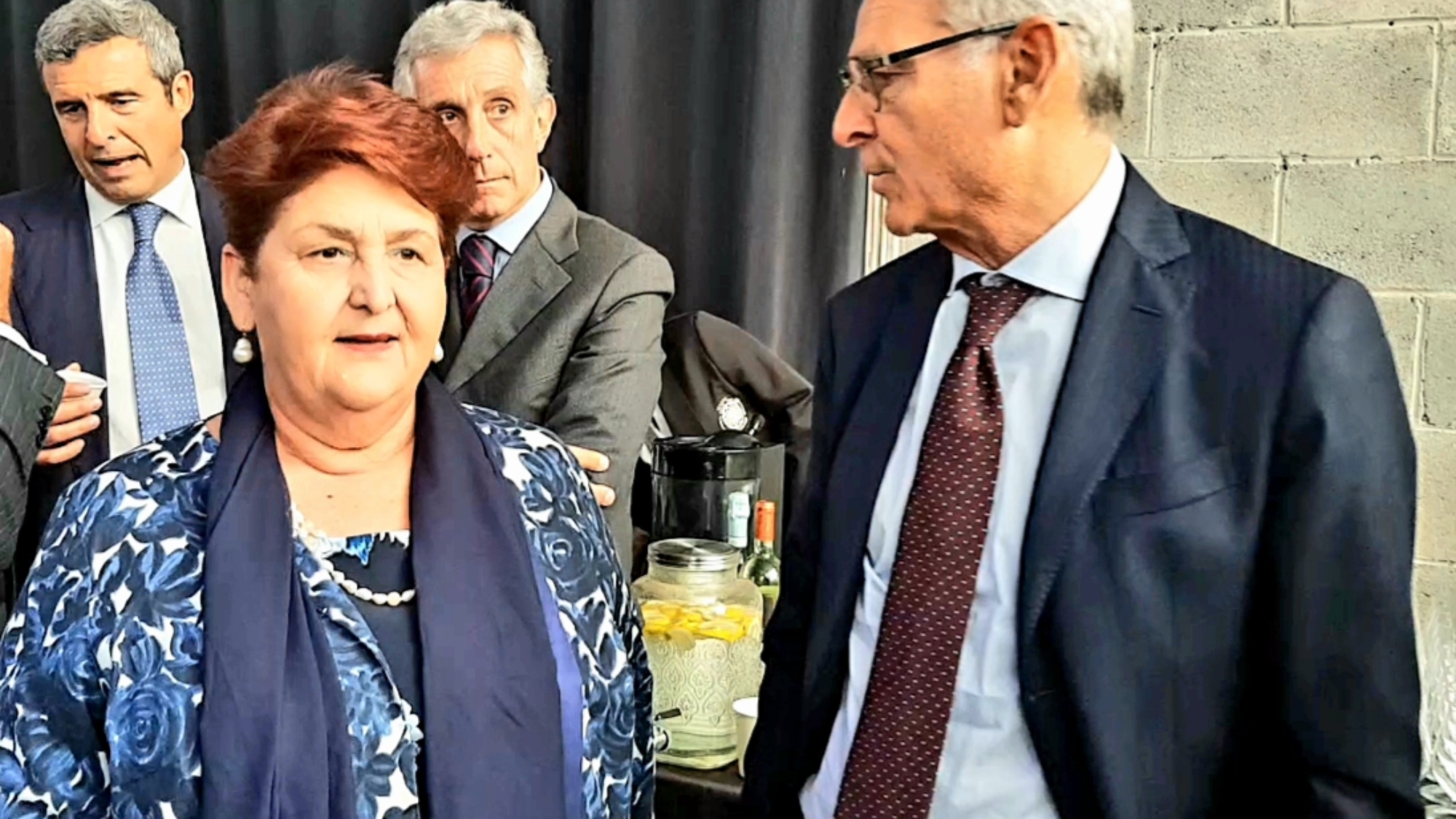 La settimana della cucina italiana nel mondo - da sx: il ministro dell'Agricoltura Bellanova e il presidente di UIV Ernesto Abbona