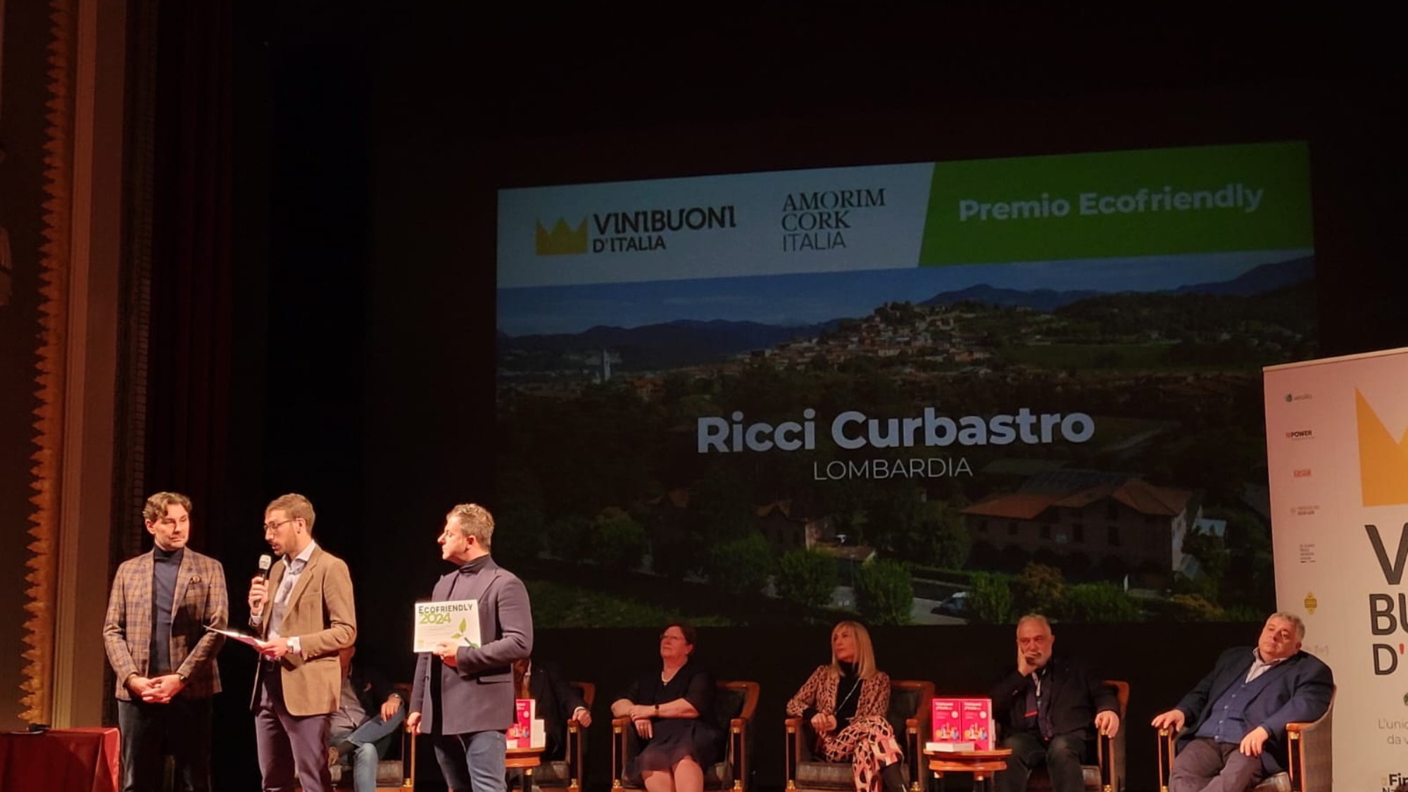 Ricci Curbastro premio ecofriendly 2024 al merano wine festival
